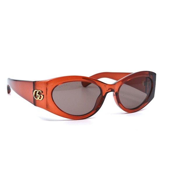 GUCCI GG1401S 003 BURGUNDY BROWN WOMEN'S AUTHENTIC SUNGLASSES - Picture 3 of 10